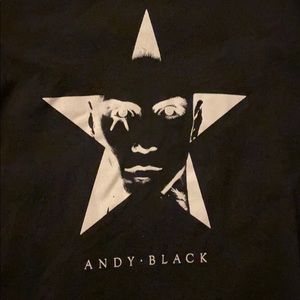 Andy Black Rock n roll shirt Sz small